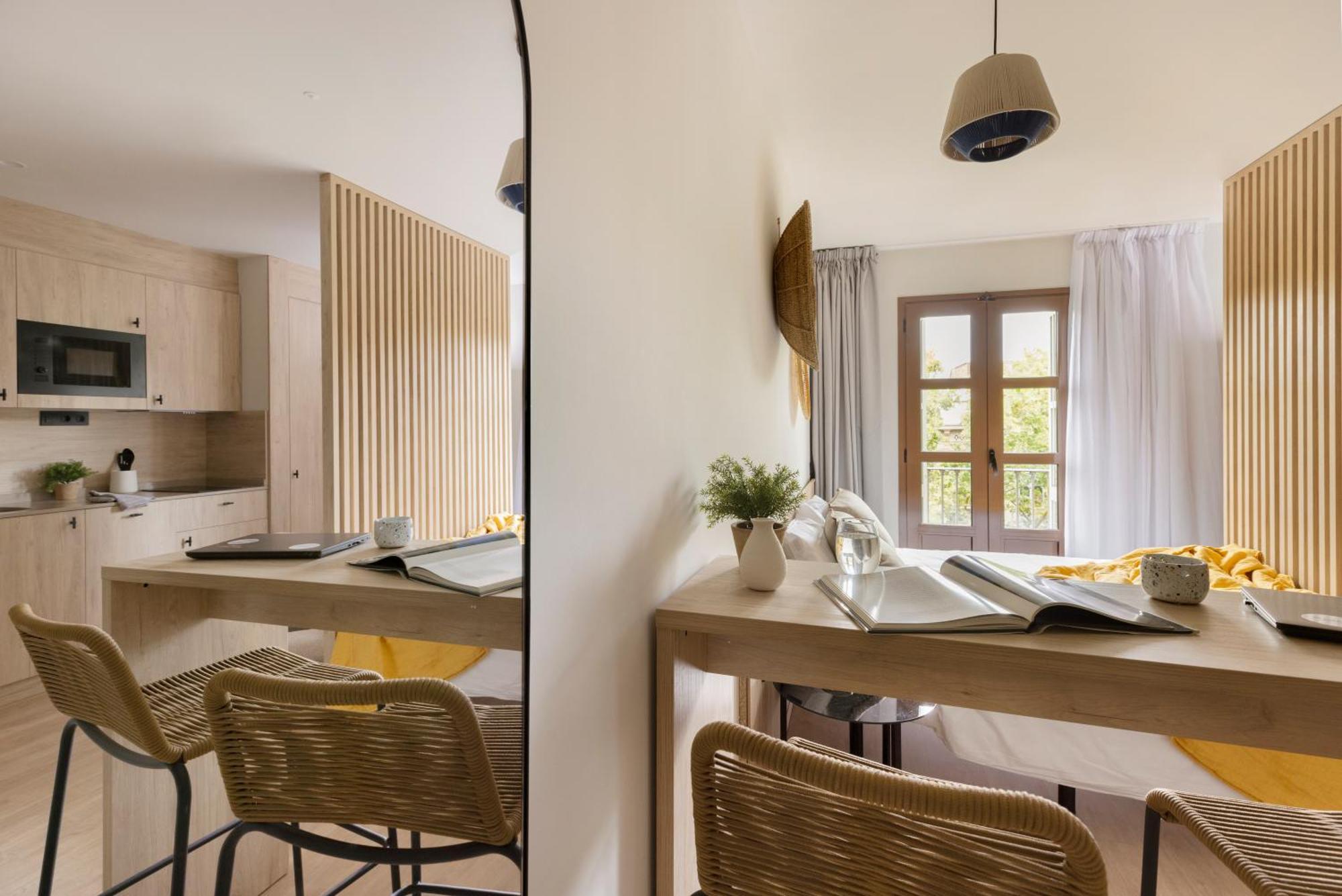 Libere Barcelona Sant Antoni Aparthotel Rum bild