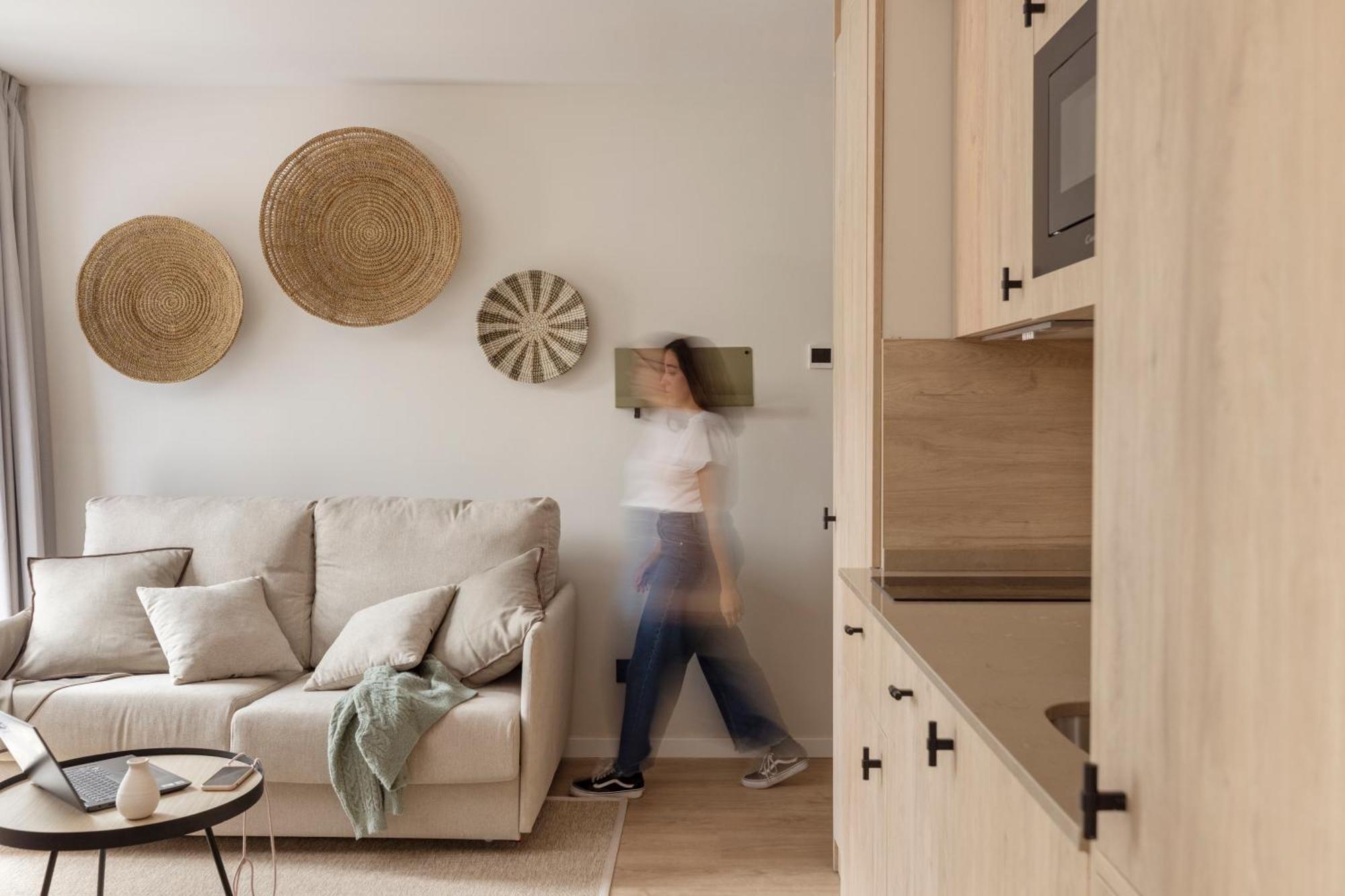 Libere Barcelona Sant Antoni Aparthotel Exteriör bild