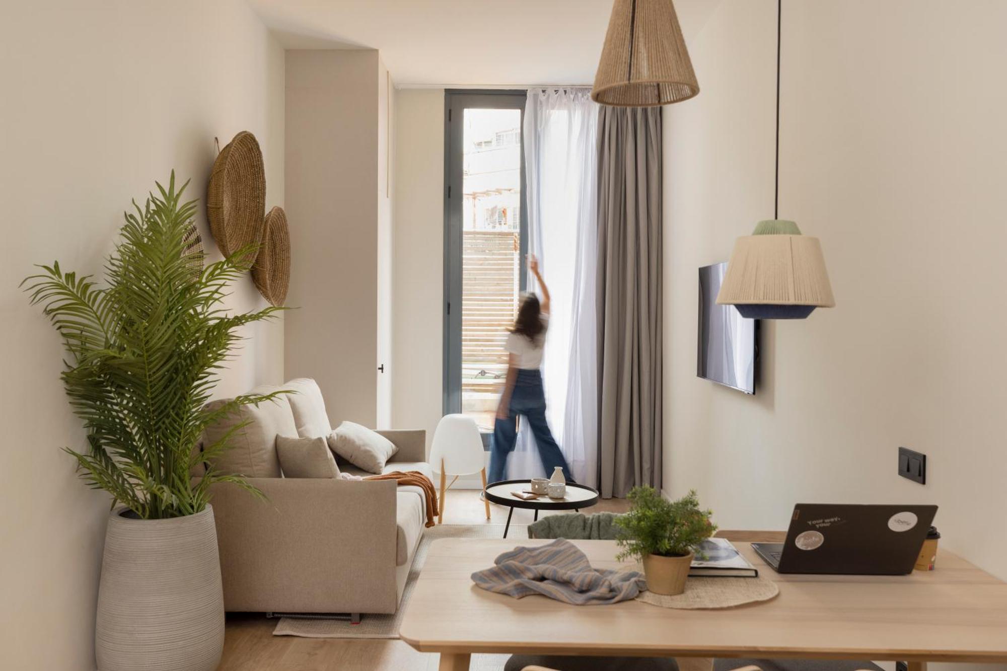Libere Barcelona Sant Antoni Aparthotel Exteriör bild